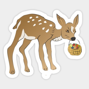 Cute deer Sticker